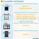 G474-0017-W2 17" Grill Grate for Charbroil TRU Infrared 3-Burner 463242516 466242515 466242516 466242615 466242616 463243016 463355220 463342420 for Charbroil Grill Replacement Parts