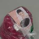 BERON Hot Pink Wig Long Wavy Rose Pink Wig with Bangs for Women Rose Red Wigs Synthetic Wigs with Cap