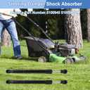 2Pcs 5100940 Steering Damper Shock Absorber, Compatible with Ferris IS500Z IS1500Z IS1500ZX IS2000Z IS2500Z IS3100Z IS5100Z F50XT F150XT F200XT Mower Dampener Replacement Part, Replace 5100940SM