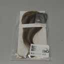 Benehair Clip on Bangs Human Hair, Front Hair Extensions for Women Hair Pieces with Temples for Daily Wear (Medium Brown highlights dark blonde)