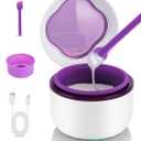 Mini Wax Warmer for Hair Removal Portable Wax Pot for Small Areas: Face, Nose, Eyebrow, Lip, Underarm Compact Travel Kit for Men and Women