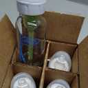 Dr. Brown's Natural Flow Anti-Colic Options+ Narrow Baby Bottle, 4 oz/120 mL, with Level 1 Slow Flow Nipple, 0m+, 4 Bottles