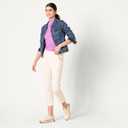 Amazon Essentials Women's High-Rise Regular-Fit Ankle-Length Tapered-Leg Khaki Pant (White)