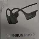 SHOKZ OpenRun Pro 2 - Open-Ear, Bone Conduction Sport Workout Headphones - Black