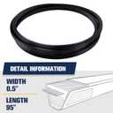 144959 Craftsman Deck Belt for 42 Inch Riding Mower LT1000 LT2000 LT3000 DLT3000 DYT4000 Husqvarna Poulan AYP Ariens Lawn Mower (1/2" X 95") Replaces 532138255 532144959