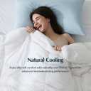 Pacific Coast Lightweight Goose Feather and Down Fiber Comforter King Size, Breathable Duvet Insert for Summer and Hot Sleepers, Natural Cooling Tencel Lyocell Shell, 8 Corner Tabs, White, 106x90