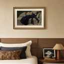 ARPEOTCY Vintage Gold Framed Large Wall Art, Classical Trendy Woman Gallery Paintings, Canvas Prints Artwork with Antique Frame, Victorian Wall Picture Decor for Bedroom Living Room 16x24 inch