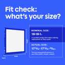 6 x Filtrete 18x18x1 Air Filter, MERV 13 MPR 1900, Allergens, Bacteria, Viruses & Air Pollutants, 3-Month AC/Furnace Filters, Cleaner Air Reliable Airflow, 6 HVAC Filters(Act Size 17.81x17.81x0.78 in)