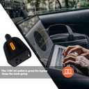 HearGrow100w Car Power Inverter, 12V DC to 110V AC Vehicles Converter with USB PortsPlug Adapter Outlet and Fast Charging PD3.0 Type-C for Phones, Pads, Laptops and Computer Charger