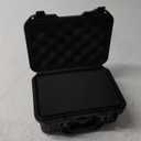8.5 x 6.5 x 3.7 Inch Waterproof Hard Case with DIY Customizable Foam Insert Portable Protective Case with Knife for Camera Drones Equipments Tools Test Instruments (Black)
