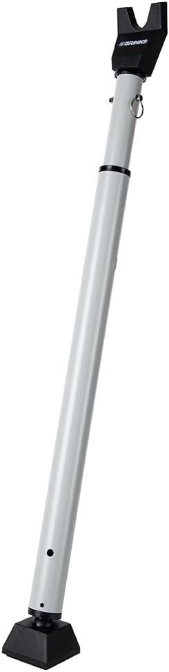 BRINKS Door Security Bar - Adjustable Brinks Door Security Bar for Travel, School, Dorm and Home - Door Jammer for Hinged Doors and Sliding Door Security  Silver