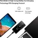 Universal USB Type C 65W 45W Laptop Charger Compatible with Lenovo Dell Hp Acer chromebook Asus Samsung Sony Computer Charger Fast Charging Type C AC Adapter Power Cord Supply