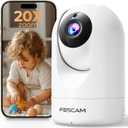 FOSCAM Home Security Camera R4S 4MP(2K) WiFi Camera, 2.4/5GHz Wireless IP Indoor Camera with AI Human Detection & Sound Detection, 33ft Night Vision, 2-Way Audio, Compatible with Alexa, White