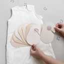 3 Sprouts Baby Closet Dividers Set of 8 - Toddler Clothes Organizer Hanger, Double-Sided Size Labels - Nursery Organization for Newborn Clothing, Infant, Boy & Girl - Neutral