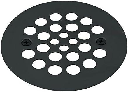 Westbrass 4-1/4" O.D. Shower Strainer Plastic-Oddities Style, Matte Black, D3193-62