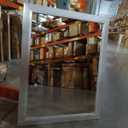 Amorho 24x30 Inch Bathroom Mirror Silver, Thick Metal Framed Wall Mirrors for Over Sink, Brushed Nickel Mirror Perfect for Bedroom, Living Room, Entryway, Rectangle (Horizontal/Vertical).