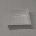 BIEOFFEI Buffet Risers White Food Risers for Buffet Table, Acrylic Food Display Stand Shelf for Catering Dessert Party Decor, Square Cube Display Base with Hollow Bottoms, 3 PCS 5" 6" 7"