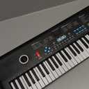 61 key keyboard Piano,Portable Electronic Digital Piano,Built In Dual Speakers,External Microphone,Power Plug,Rich Teaching Content,Multi-Functional Electronic Piano Suitable For Beginners (Black)