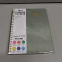 Timart 2026 Planner, Weekly and Monthly Planner, January 2026 - December 2026 Agenda Book, Hardcover 2026 Calendar Planner Book with Tabs, Inner Pocket For Women & Men, Perfect for Office School Home Supplies, A5 (6.3" x 8.5")-Green