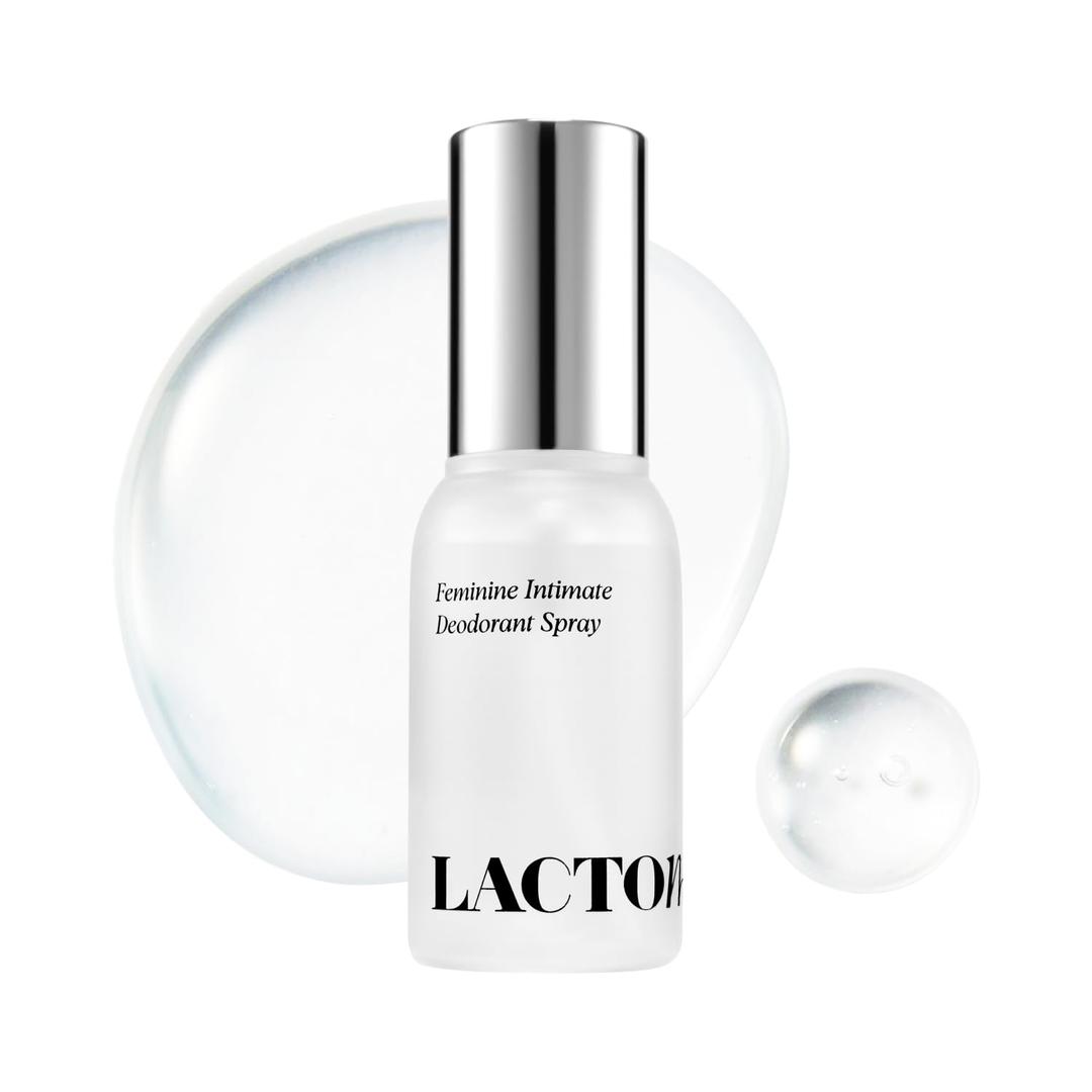 LACTOMEDI Feminine Intimate Deodorant Spray | pH Balancing Spray | Artificial Fragrance-Free | Clinically Formulated for Odor Neutralization | Gentle, and Convenient | 1.01 fl oz (Soft Cotton)
