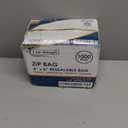 Spartan Industrial - 4 X 6 (1000 Count) 2 Mil Clear Reclosable Zip Plastic Poly Bags with Resealable Lock Seal Zipper