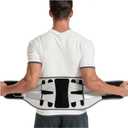 Lumbar Support Belt Disc Herniation Orthopedic Strain for Back Posture Spine Decompression Brace(X-Large) (Gray)