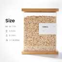 APT 1101 Bamboo Food Dispenser | Kitchen Organizers and Storage | Airtight Pantry Organizers and Storage Container | Cereal, Rice, Flour, Snack Storage (2, Large)