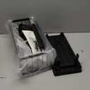 GSlife Narrow Dish Drying Rack - Expandable Small Dish Rack for Kitchen Counter, 2 Tier Adjustable Capacity Dish Drainer Rack with Removable Cutlery Holder, 15.7''-20.7''L x 7" D x 12.6" H, Black