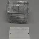 HarJue Toothbrush Holder, Luxurious Metal Toothbrush Toothpaste Holder with Marble Base for Bathroom, Multi-Slots Openwork Design, Bathroom Accessory for Storage and Organizer (Small, Chrome)