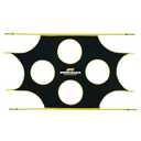 PodiuMax Soccer Goal Target Net with 10 Scoring Zones, Compatible with All 8'x6'/ 12'x6'/ 14'x7' Soccer Goals (14x7')
