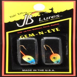 GE644P Gem-N-Eye Original No.6 Lure (2-Pack), Parrot, 1/16-Ounce