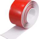 uxcell Floor Transition Strip Self Adhesive, 3" Wide PVC Flat Laminate Door Cover Strip for Doorway Width Less Than 3 Inch White 9.84Ft