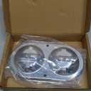 munirater Master Cylinder Cover Chrome w/Bails and Gaskets Replacement for 1967-1982 Corvette