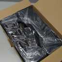 HapiRm Over The Door Organizer - Hanging Door Organizer with 4 Metal Large Capacity Baskets and Adjustable Coat Hook for Bathroom Bedroom Kitchen Pantry Closet Cabinet (Black)