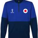 Outerstuff Men's FIFA World Cup Country 1/4 Zip Top (Blue-navy) S
