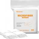 Microfiber Wipes 4"x4"(400 Pcs,Class 100, 180GSM) Superfine Lint Free Cloths Cleaning and Drying Cloths Reusable Ultra Absorbent for All Surface Types
