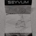 SEYVUM Impact Wrench,1/2" Impact Gun, Power Impact Driver Max Torque 320 Ft-lbs (430N.m), Cordless Impact Wrench with 20V Brushless Motor, 4.0Ah Li-ion Battery with Fast Charger, 4 Pcs Impact Sockets