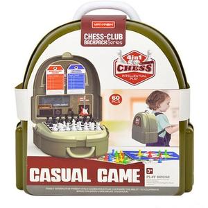 3 x 
Misco Toys 3 in 1 Board Game & Backpack Set