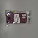 FireNova Designed for iPhone 15 Pro Case, Silicone Upgraded [Camera Protection] Phone Case with [2 Screen Protectors], Soft Anti-Scratch Microfiber Lining Inside, 6.1 inch, Plum