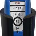 TEYOUYI Key Holder for Bronco Sport,Accessories for Ford Bronco Sport Fits in The Gap Between Cup Holders Vertical Key Holder Black