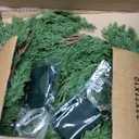 2PCS 6.2FT Christmas Garland with Lights, Real Touch Cedar Garland Thick and Lush Greenery with Soft Artificial Pine Branches for Mantle Fireplace Table Wall Outdoor Indoor Christmas Decorations