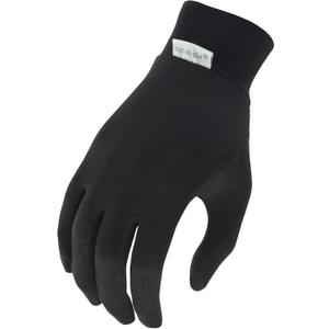 Terramar Kids Thermasilk Ultra-Thin Performance Liner Gloves (Medium (6), Black)