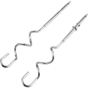 Hand Mixer Dough Hooks Replacement for Cuisinart - CHM Series Hand Mixer Parts,HM-50 HM-70 CHM-3 CHM-7PK Hand Mixers Dough Hook Stainless Steel Attachment,2 Pack