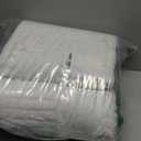 4x6 White Washable Shag Area Rug for Girls Bedroom, Modern Geometric Non Slip Living Room Rugs, Fluffy Soft Thick Carpet for Kids Room, Dorm, Office, Bedside, Entryway and Home Decor