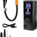0-150psi/10bar Portable Inflator Car Air Compressor Wireless Inflatable Pump Tire Air Pump Digital Tire Pressure Test,Compatible with Motorc