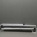 Double Curtain Rods Matte White, Double Curtain Rod for Window 28-48 Inches, Room Darkening Double Curtain Rods, 1 Inch Front and 5/8 Inch Back Double Drapery Rod Wrap Around Double Window Rods