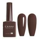 CANNI Brown Gel Nail Polish, 1Pcs Dark Brown Gel Polish Chocolate Coffee Color High Gloss Soak Off U V Nail Manicure Salon DIY