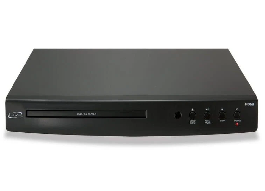 iLive DVD Player with HDMI Conversion, DH300BI, Black