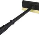 Window Squeegee Cleaning Tool 2 in 1 Window Cleaning Car Squeegee Windshield Cleaning Sponge and Rubber Squeegee,Yellow