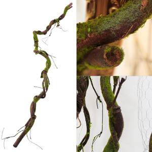 180cm/70.9inch Bendable Realistic Artificial Tree Branches Vines Wall Garden Hanging Plants Fake Rattan Twigs Trunk Cane for Room Wedding Home Habitat Front Door Halloween Wrap Decoration